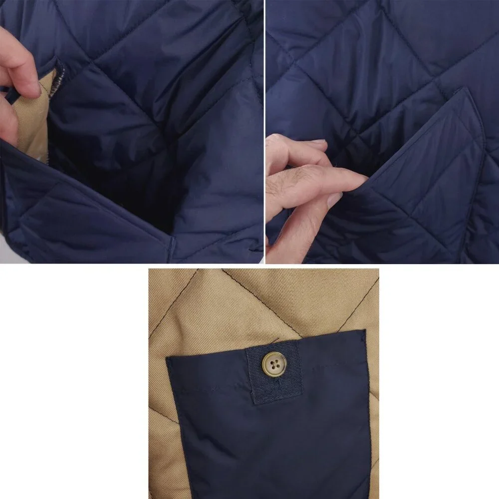 J. Crew Walker Vest Quilted Sleeveless Jacket Full Zip 47752 Men's XL